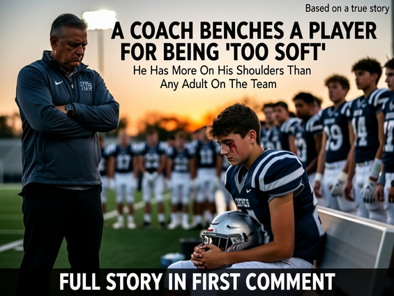 A coach benches a player for being “too soft,” unaware the boy has been carrying more responsibility than any adult on the team.