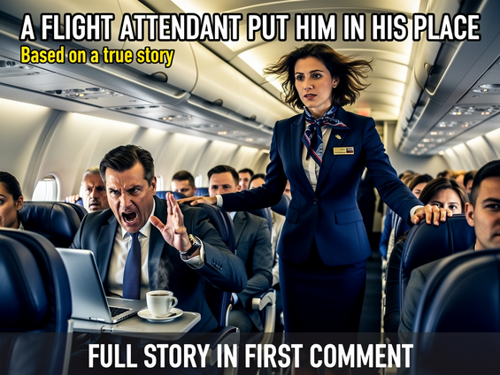 A flight attendant is berated by a businessman—until turbulence forces a moment that reveals who really has control.