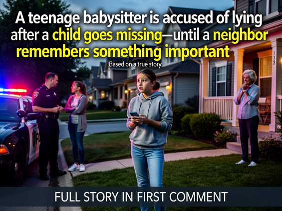 A teenage babysitter is accused of lying after a child goes missing—until a neighbor remembers something important.