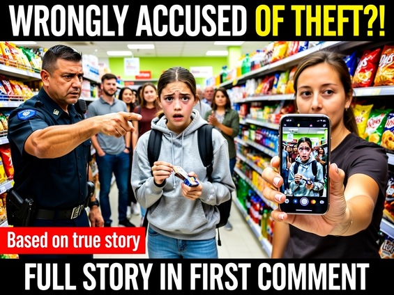 A store security guard wrongly accuses a teenage girl of theft—until a silent witness steps forward with undeniable proof