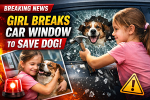 Heroic Rescue: Young Girl Saves Dog Locked in Car