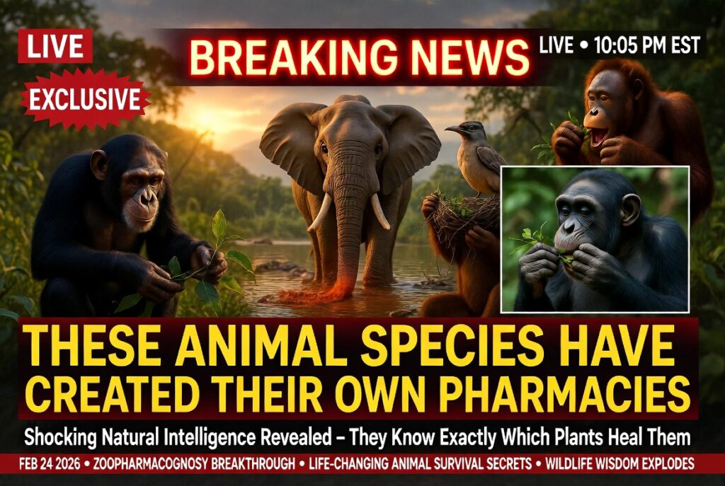 These Animal Species Have Created Their Own Pharmacies – The Shocking Natural Intelligence That Is Changing How Scientists See the Animal Kingdom Forever