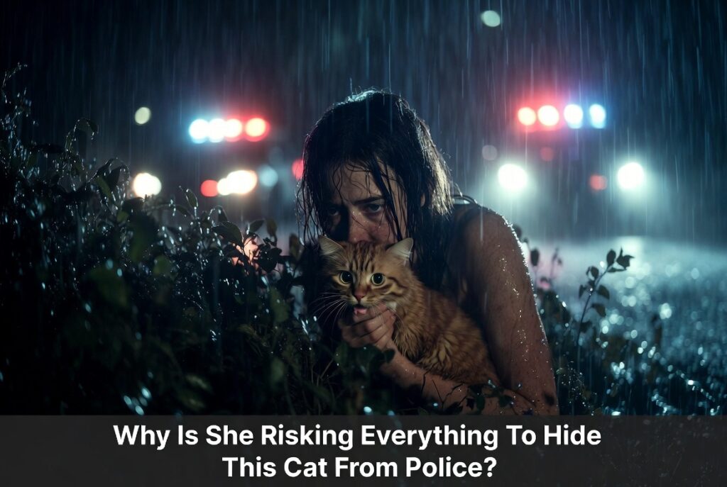 Why Is She Risking Everything To Hide This Cat From Police At Midnight? – The Shocking True Story Behind the Viral Video