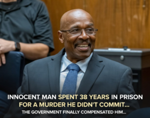 Innocent Man Spent 38 Years in Prison for a Murder He Didn’t Commit – The Heartwarming Compensation That Gave Him a Powerful Second Chance