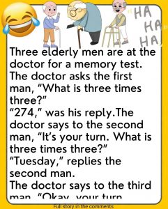 Three Elderly Friends Take a Memory Test—What Julian Did Next Left Everyone in Tears of Laughter