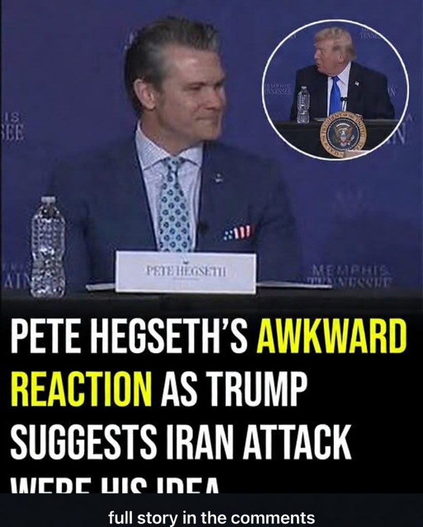 Trump Suggests Iran Conflict Was Pete Hegseth’s Idea — His Awkward Reaction Speaks Volumes