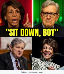 Maxine Waters Insults John Kennedy—His Response Sparks Legacy Forgiveness Debate