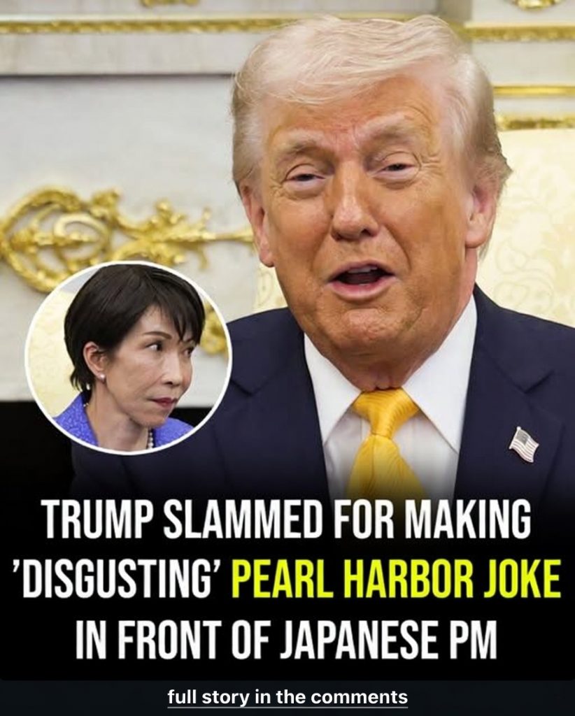 Trump’s Pearl Harbor Joke in Front of Japanese PM Leaves Everyone Stunned