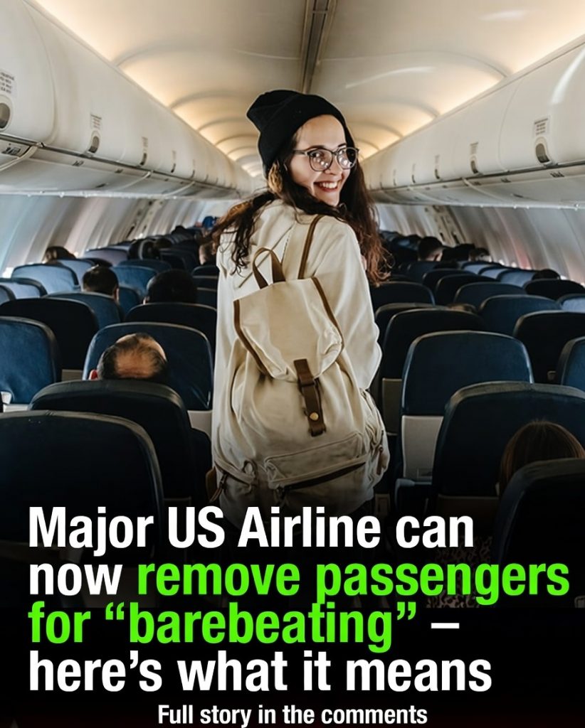 United Airlines Can Now Remove Passengers for “Barebeating” — The New Policy Sparking Massive Debate Among Travelers