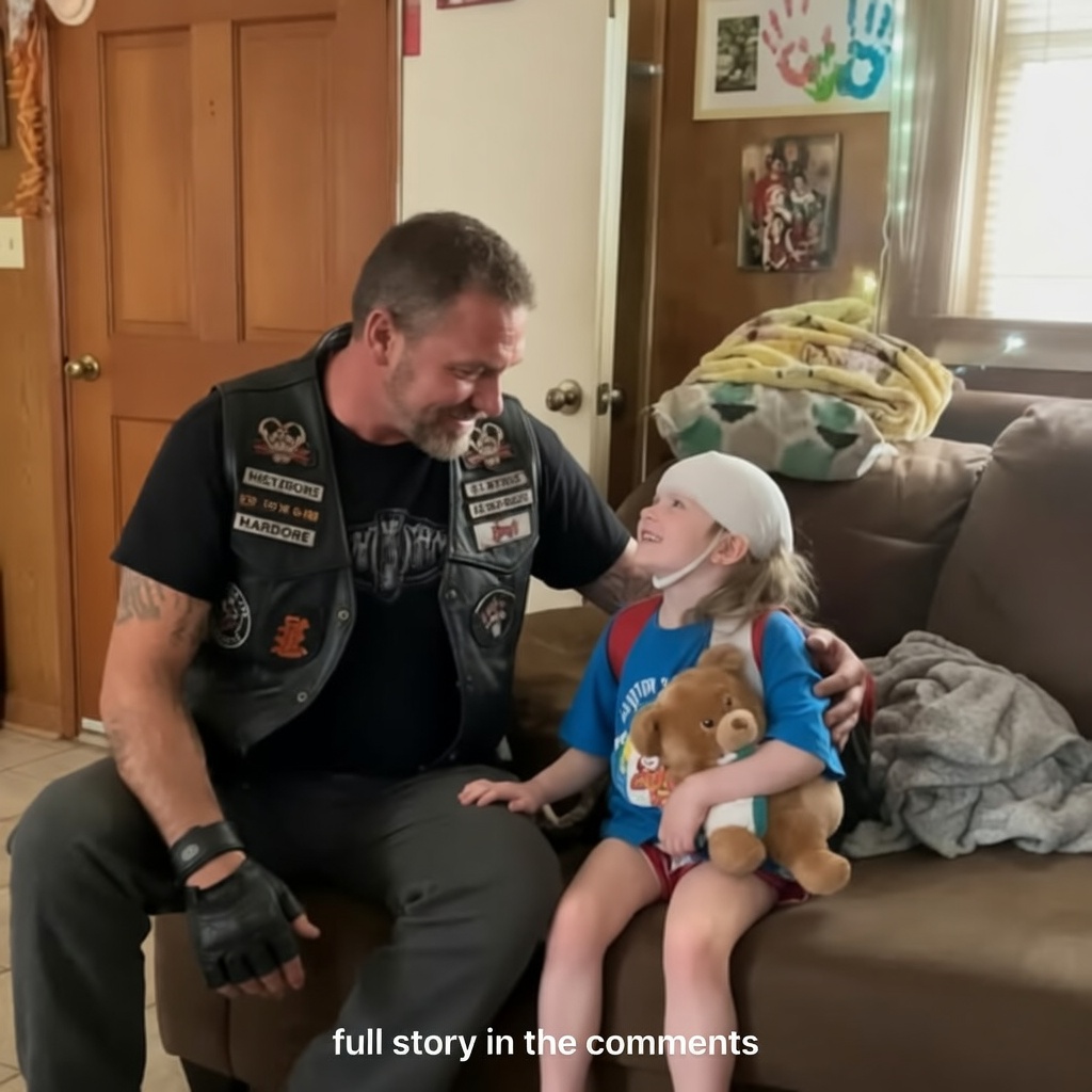 Biker Pretended to Be Dying Girl’s Daddy for One Day