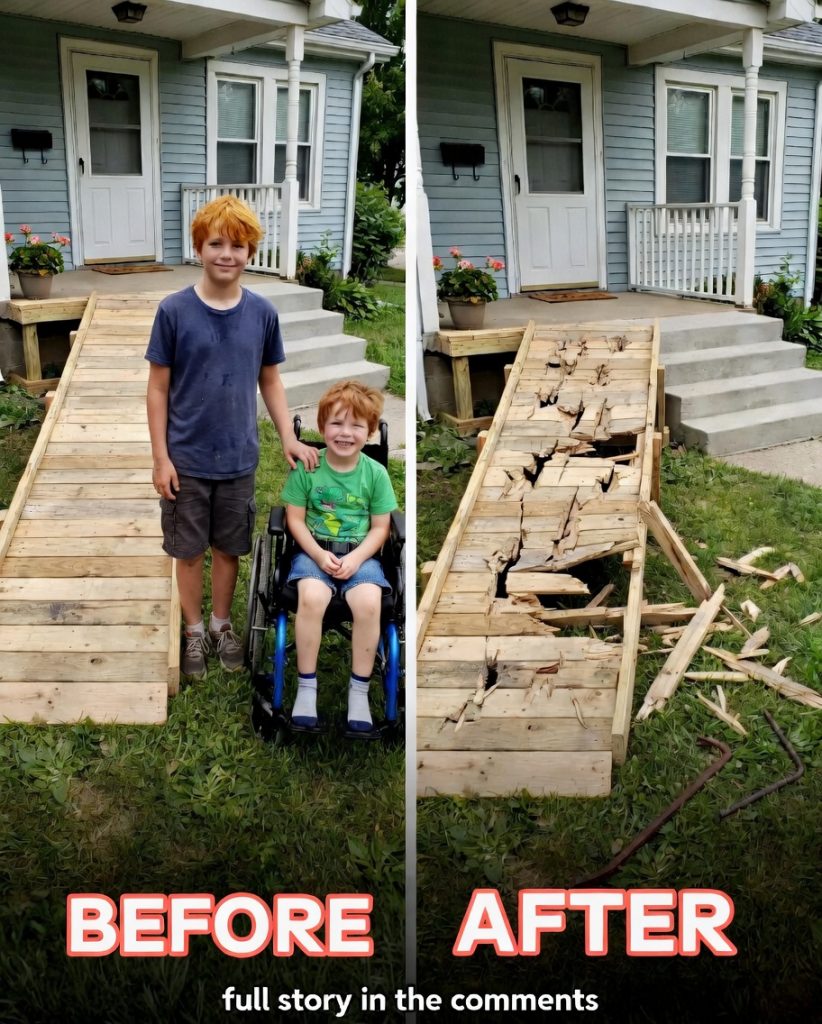 Entitled Neighbor Destroyed Boy’s Ramp for Disabled Friend — Shocking Twist