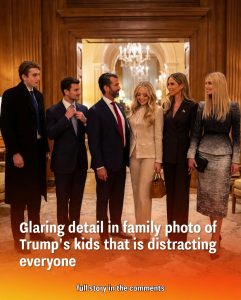 Trump Family Photo’s Towering Detail Has Internet Losing Its Mind