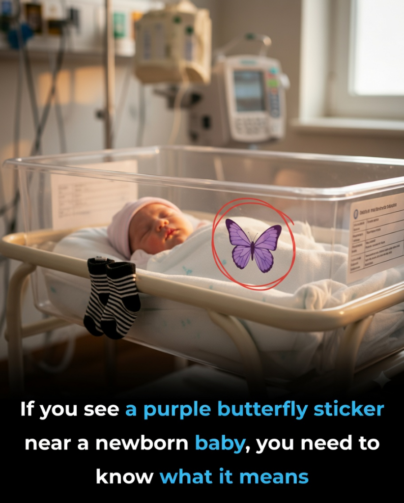 If You See A Purple Butterfly Sticker Near A Newborn – The Heartbreaking Meaning That Could Quietly Protect Your Retirement Savings And Grandchildren’s Future
