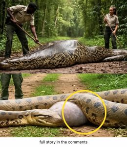 Park Rangers Rescue Distressed Anaconda After Shocking Discovery