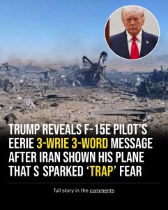 Pilot’s Strange 4-Word Radio Message After Iran Shoot-Down Sparks Rescue Panic