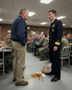 Arrogant Admiral Humiliated By Old Man In Cafeteria