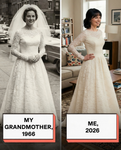 Bride Decides to Wear Her Late Grandmother’s Wedding Dress – But a Hidden Note Discovered in the Lining Exposes a Heartbreaking Thirty-Year Family Secret