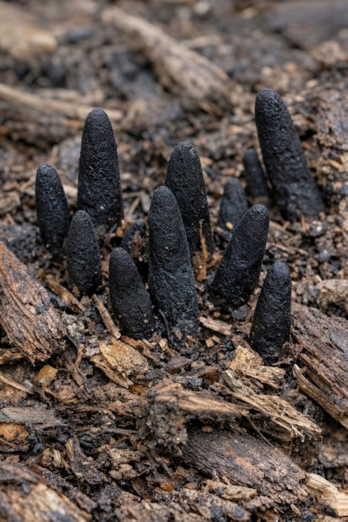 The Grotesque Black Zombie Fingers Emerging from Your Garden Mulch – What They Really Are and Why You Shouldn’t Panic