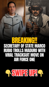 Secretary of State Marco Rubio Trolls Maduro with Viral Tracksuit Move on Air Force One – The Bold Statement That Left the World Talking