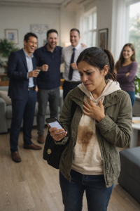 My Brother’s Glamorous Girlfriend Mistook Me for the Cleaning Lady at His Lavish Housewarming – Until One Phone Call Ruined Her Entire Life