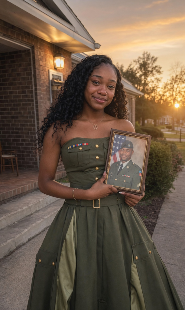 They Mocked My Prom Dress as a Joke – But Then a Man in Uniform Arrived to Change My Life Forever