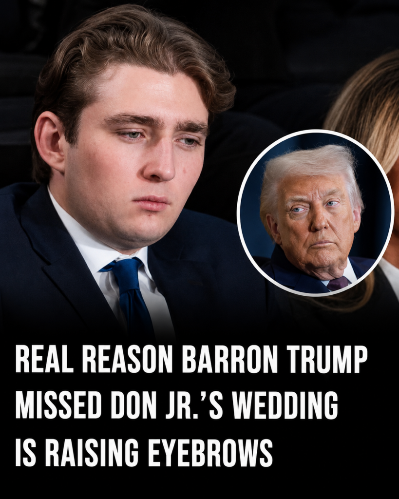 Barron Trump Absence at Family Wedding Exposes Rift Tearing the Dynasty Apart