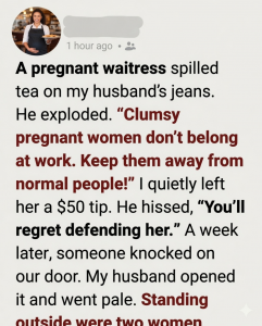 Arrogant Executive Humiliates Pregnant Waitress – But His Boss Is Watching from the Shadows