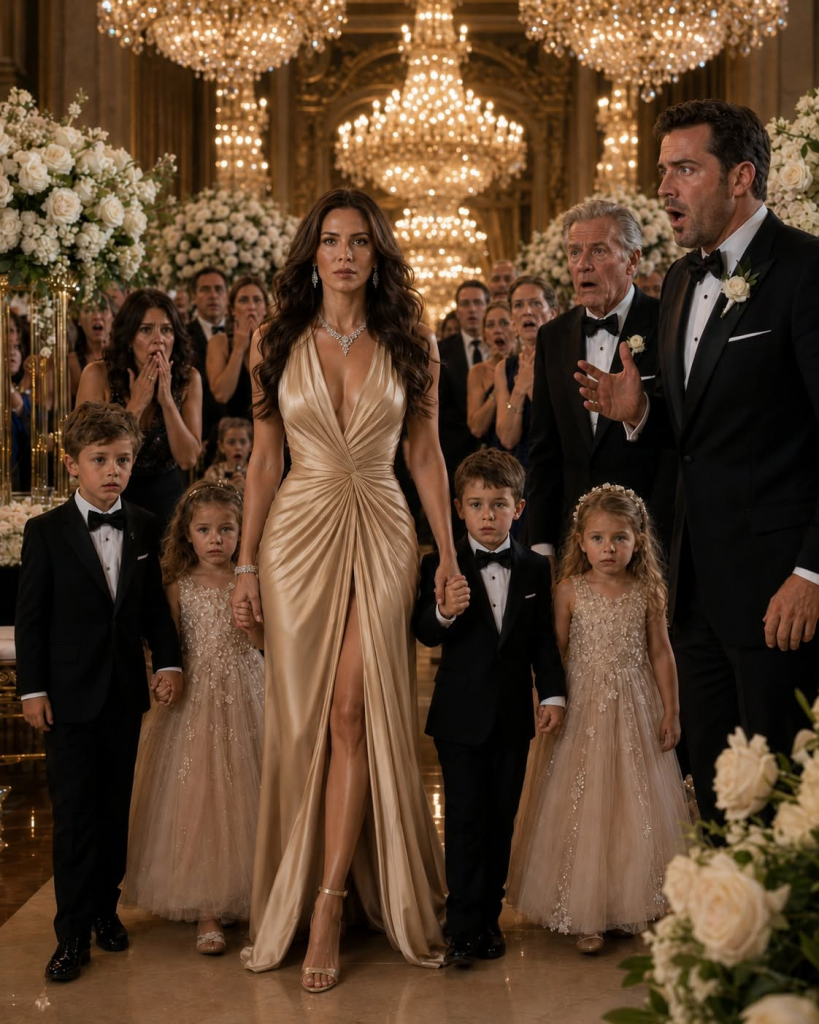 I Crashed My Ex-Husband’s Wedding With Our Four Children He Never Knew Existed — Then His Father Realized They Had Rights to Everything