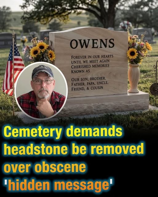 The Secret Message from Beyond: Why Cemetery Officials Are Desperate to Destroy This Man’s Final Tribute