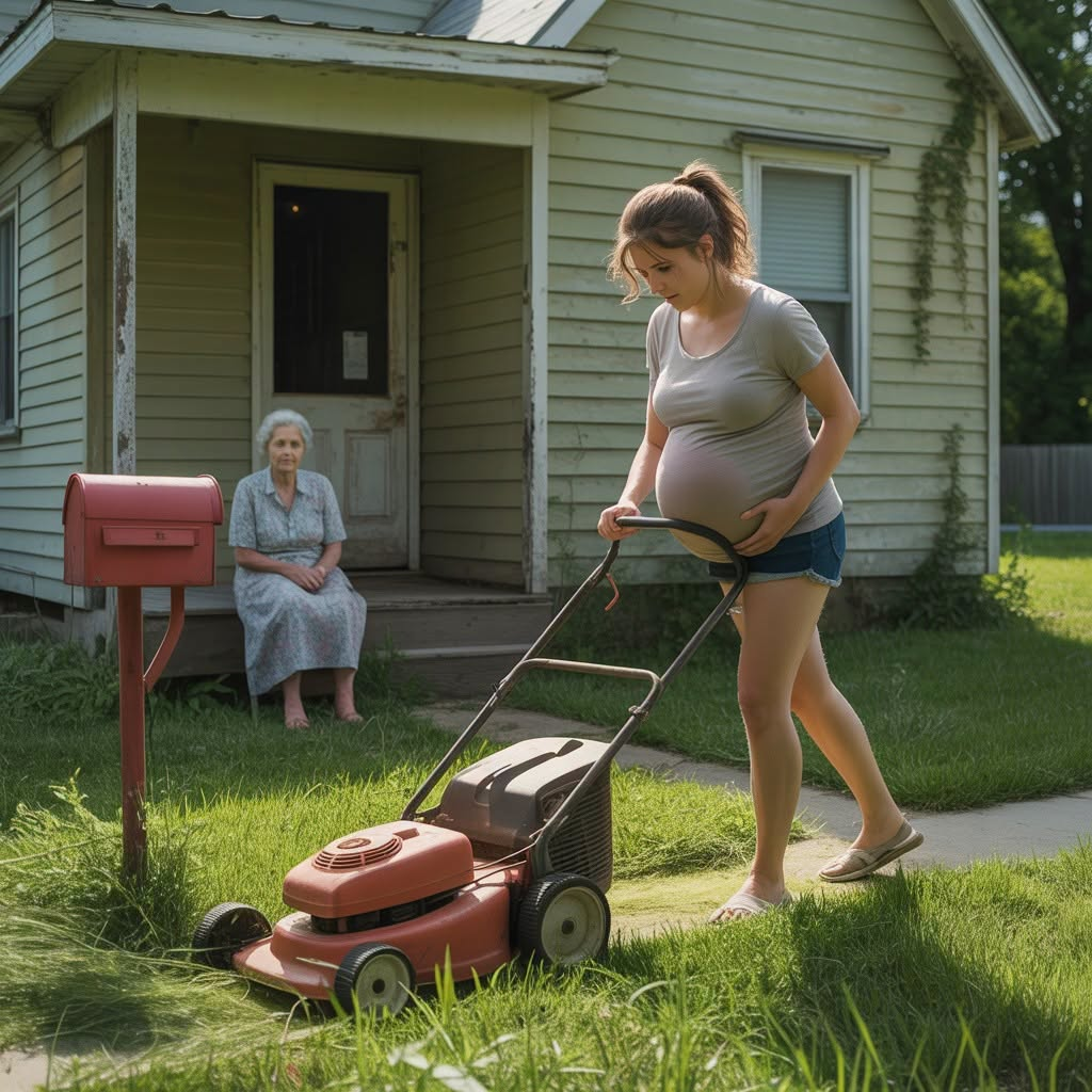 I MOWED MY 82-YEAR-OLD NEIGHBOR’S LAWN OUT OF KINDNESS – THE NEXT MORNING, THE SHERIFF KNOCKED ON MY DOOR WITH A SECRET THAT SAVED MY LIFE