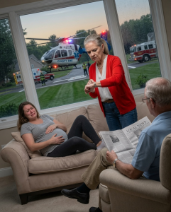 THE HELICOPTER IN THE BACKYARD: WHY MY PARENTS DISMISSED MY ORDINARY HUSBAND UNTIL HE SAVED MY LIFE DURING A TERRIFYING LABOR EMERGENCY