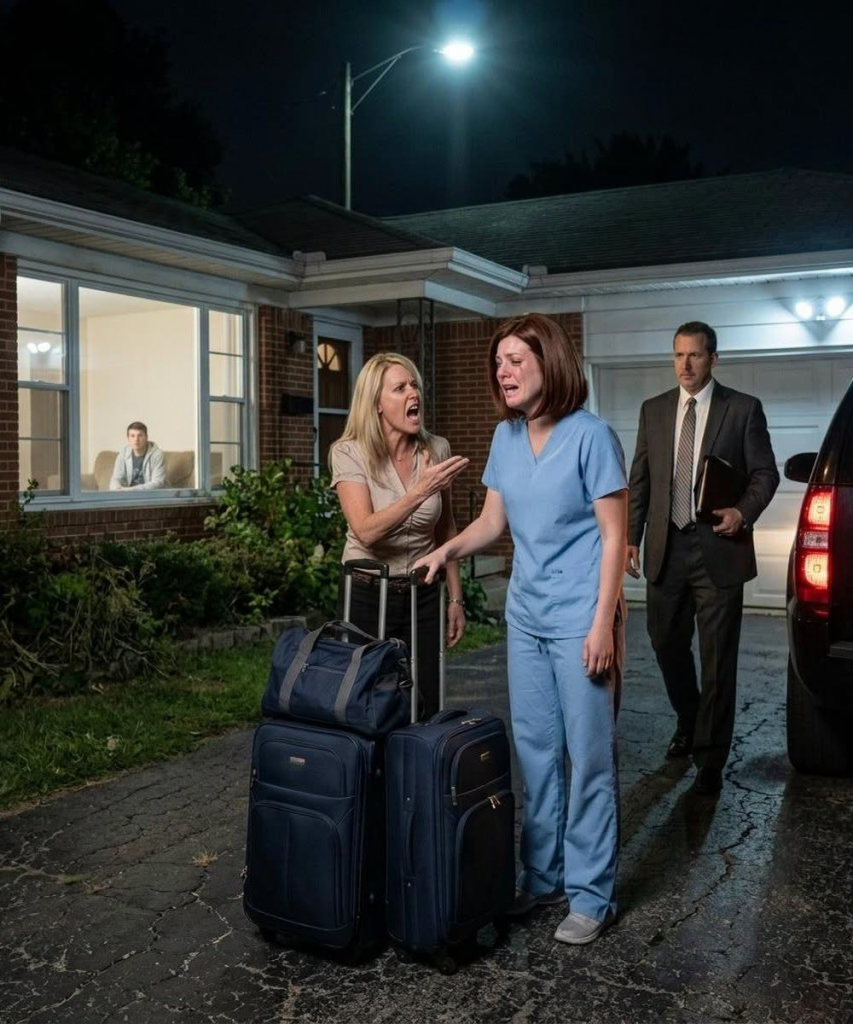 My Mother Threw My Clothes on the Porch After a Long Nursing Shift – But She Had No Idea the House Was Actually Mine